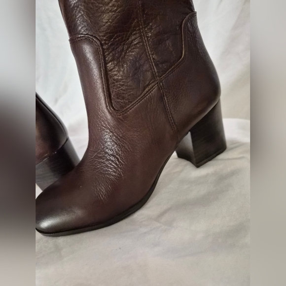 Franco Sarto Anberlin Brown Knee-High Women's Boots - Picture 6 of 14